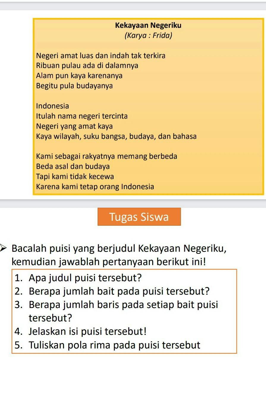 Detail Puisi Untuk Negeriku Indonesia Nomer 26