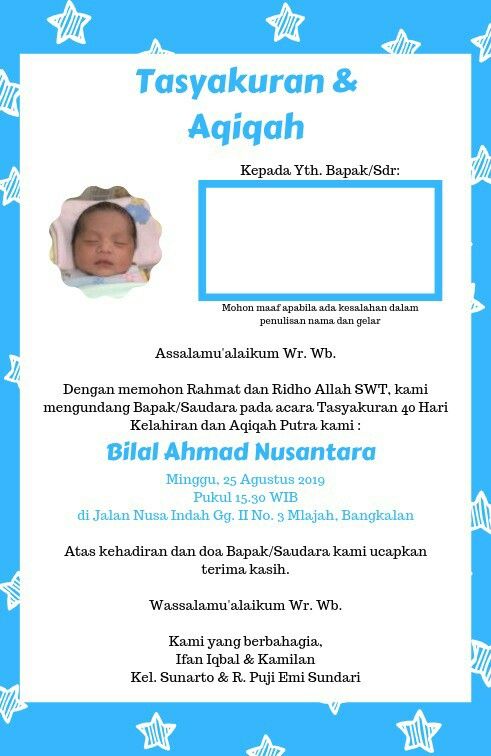 Detail Undangan Puputan Bayi Word Nomer 28