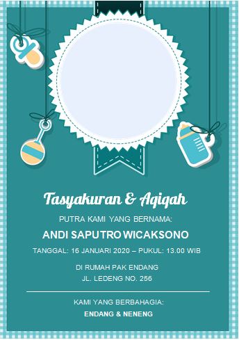 Detail Undangan Puputan Bayi Word Nomer 51