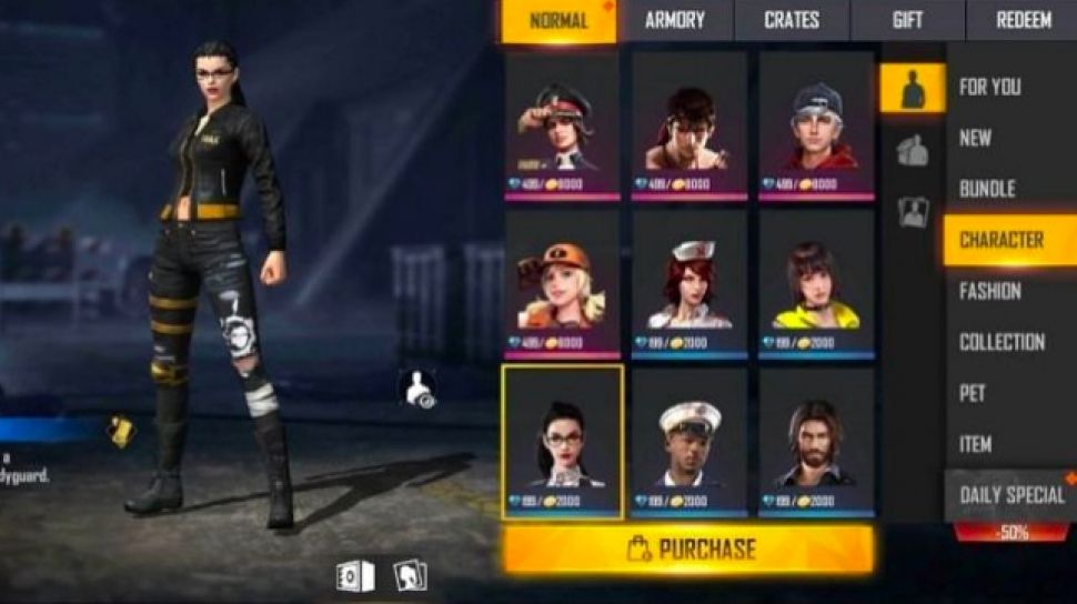 Detail Gambar Karakter Free Fire Keren Nomer 14