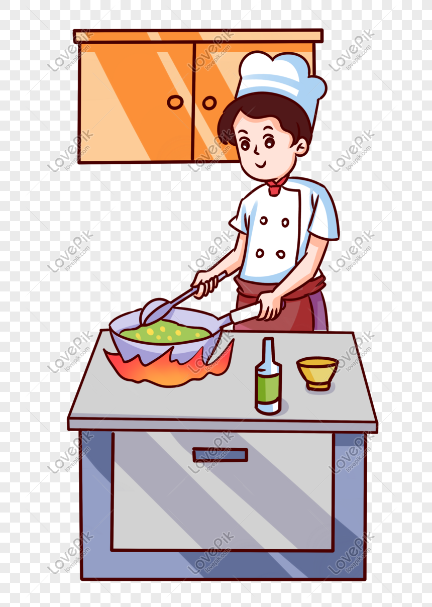 Detail Gambar Kartun Koki Masak Nomer 7