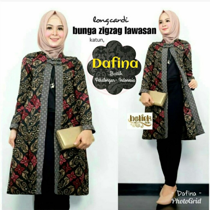 Detail Contoh Outer Batik Nomer 24