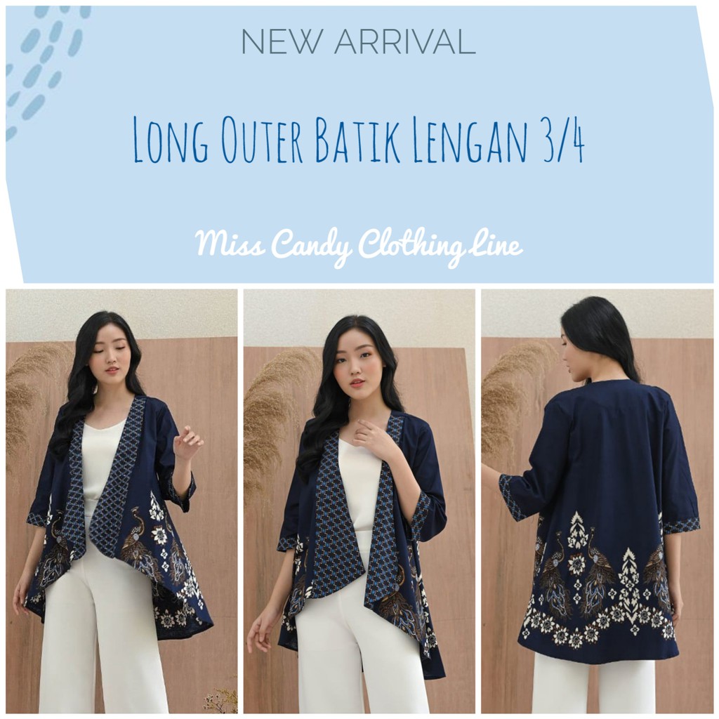 Detail Contoh Outer Batik Nomer 27