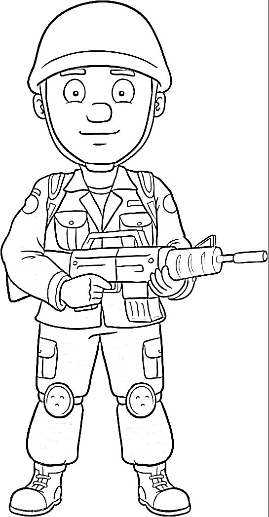 Detail Gambar Sketsa Tentara Koleksi Nomer 46