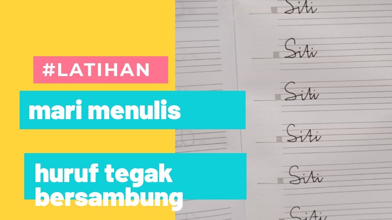 Detail Gambar Tulisan Tegak Bersambung Nomer 17