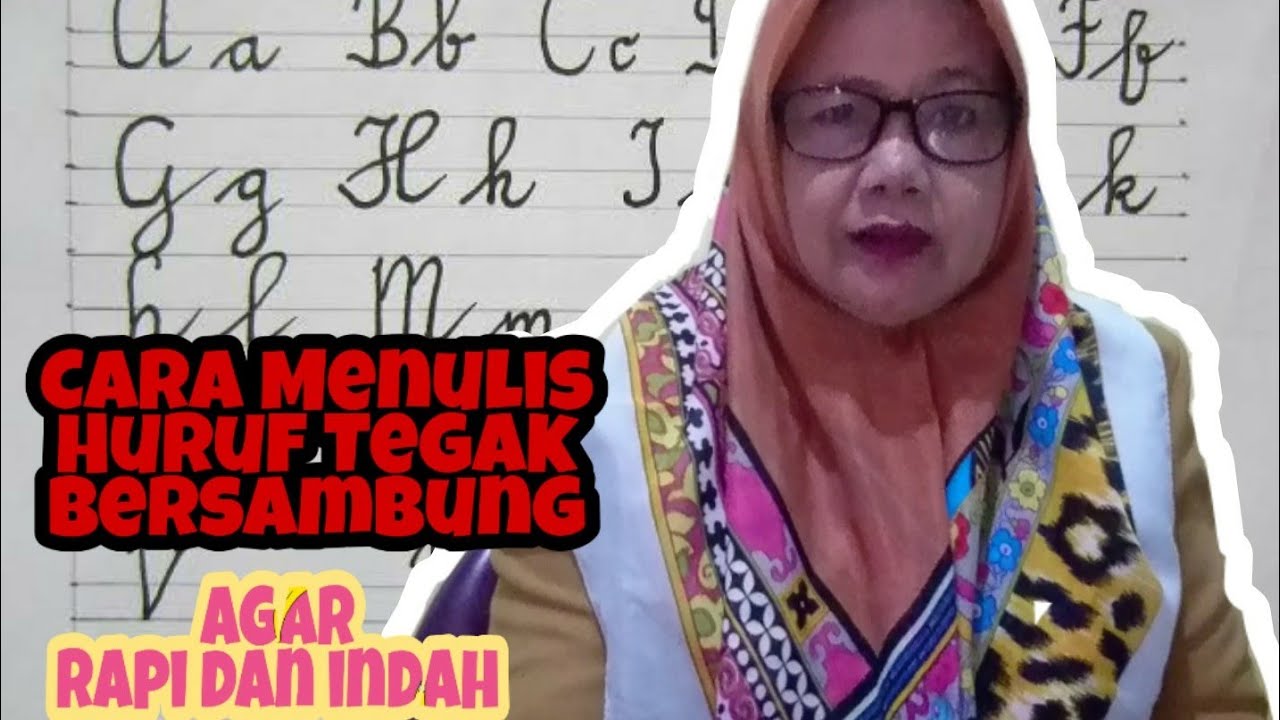 Detail Gambar Tulisan Tegak Bersambung Nomer 37