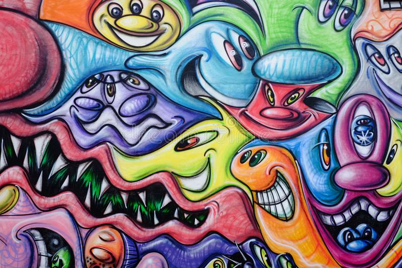 Detail Sketh Graffiti Monster Nomer 42