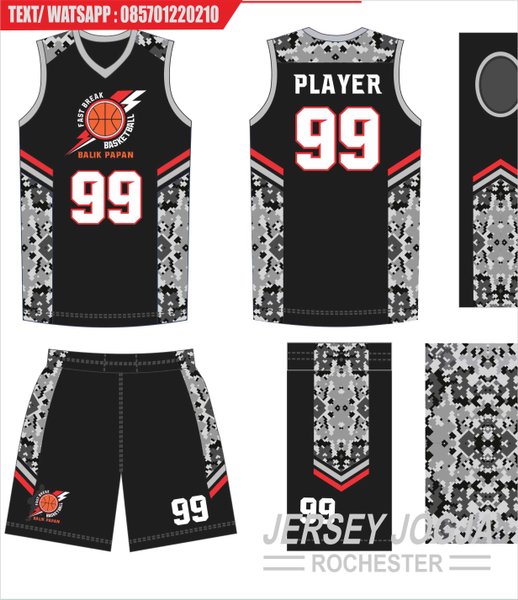 Desain Jersey Basket Keren - KibrisPDR