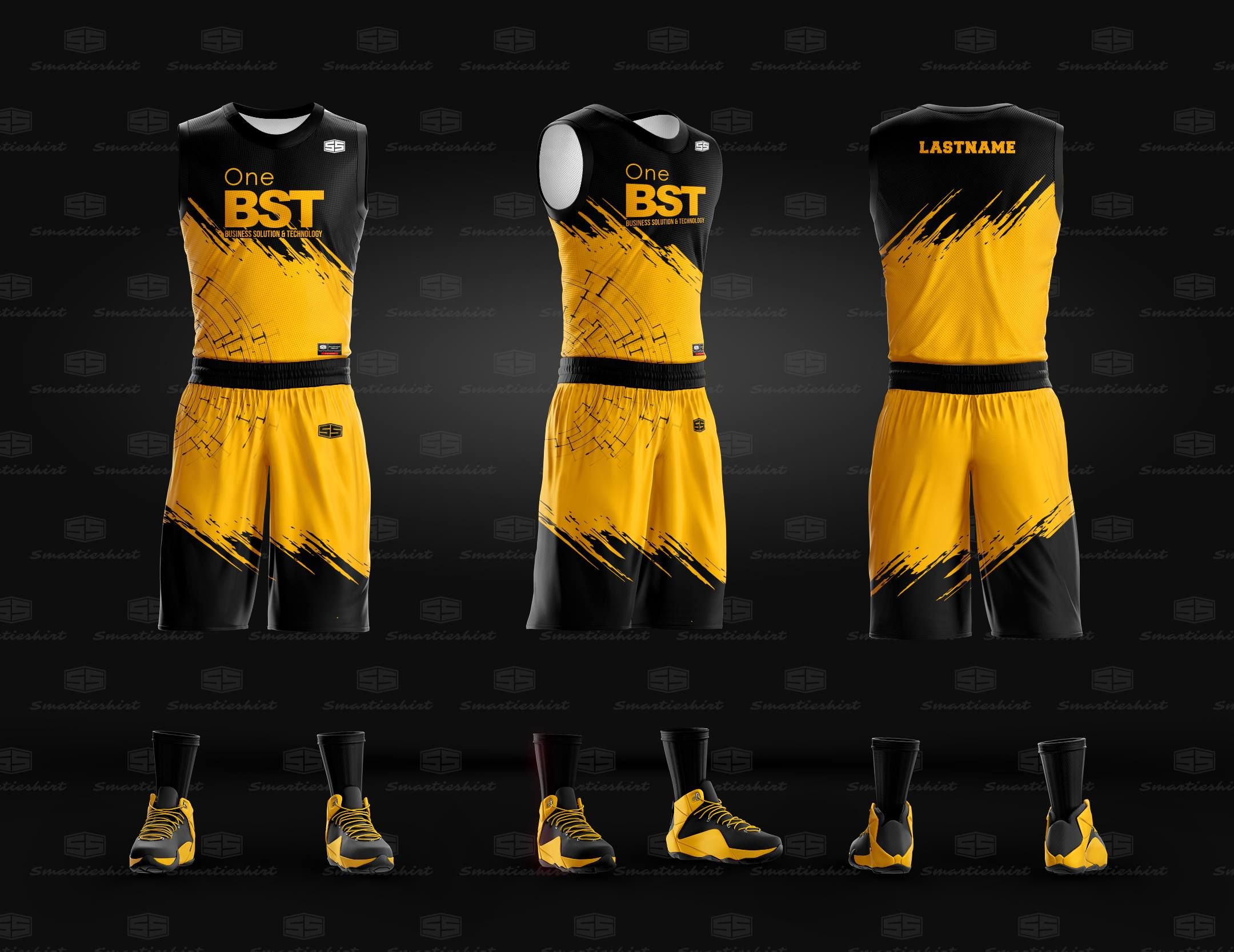 Detail Desain Jersey Basket Keren Nomer 16