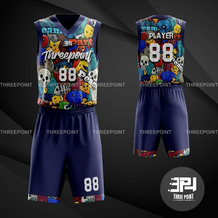 Detail Desain Jersey Basket Keren Nomer 12