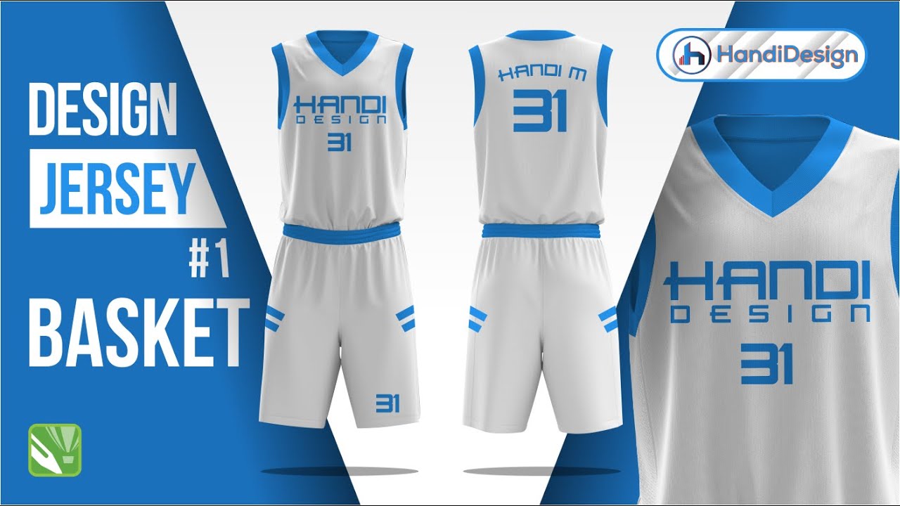 Detail Desain Jersey Basket Keren Nomer 32