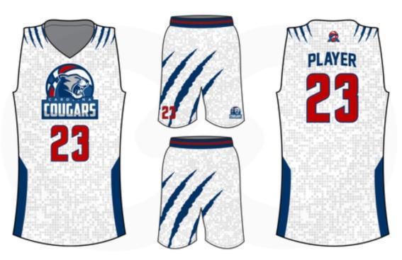 Detail Desain Jersey Basket Keren Nomer 30