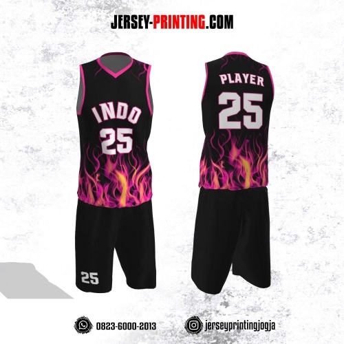 Detail Desain Jersey Basket Keren Nomer 51