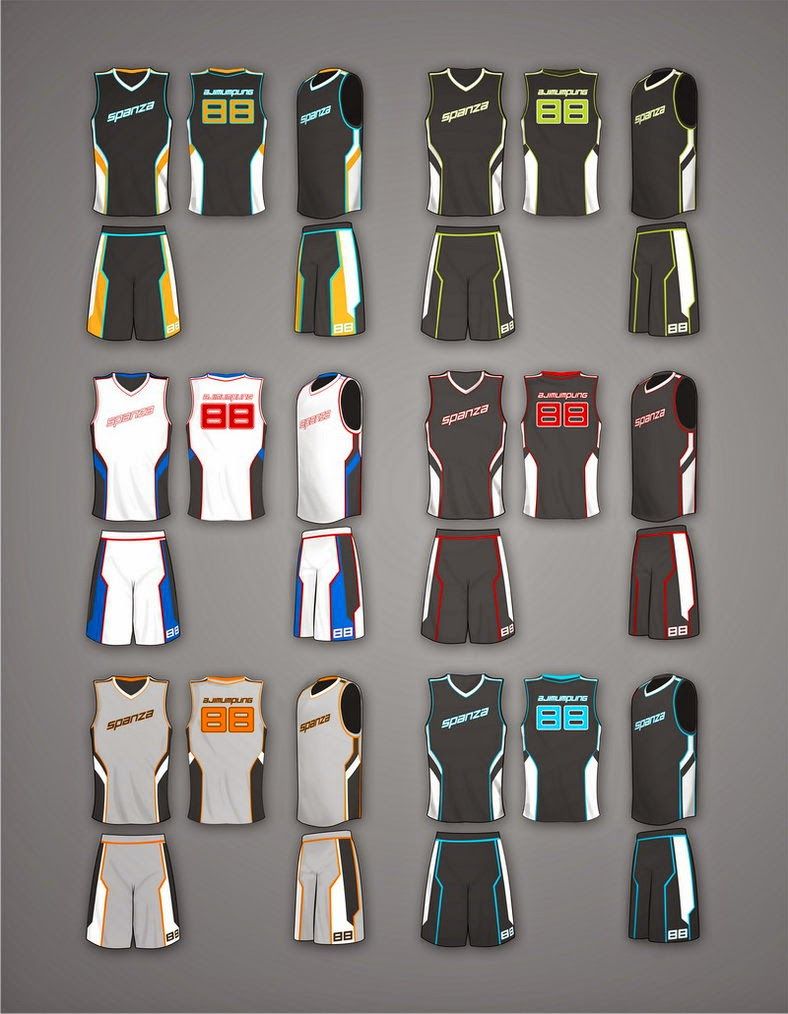 Detail Desain Jersey Basket Keren Nomer 7