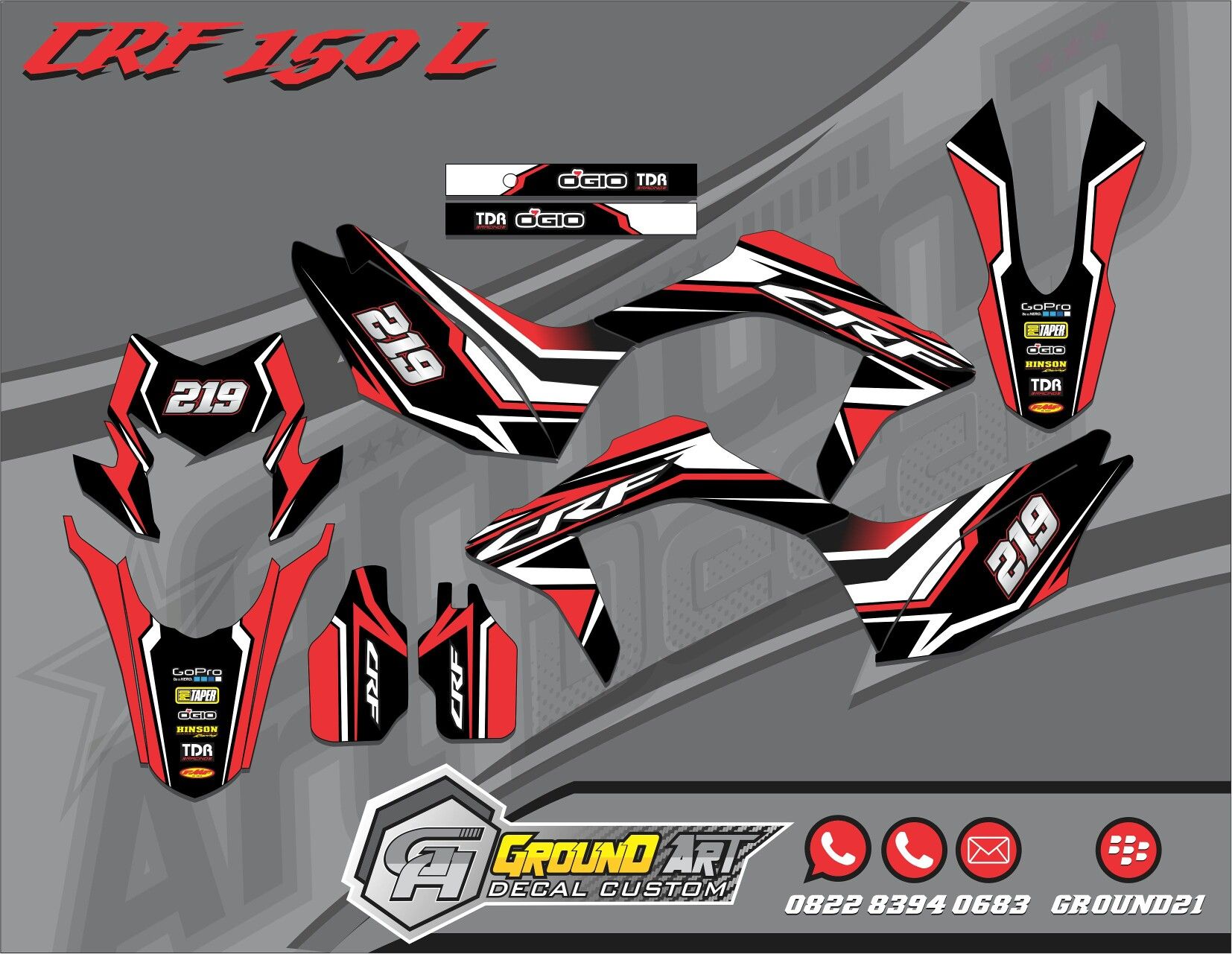 Detail Logo Crf 150 Nomer 7