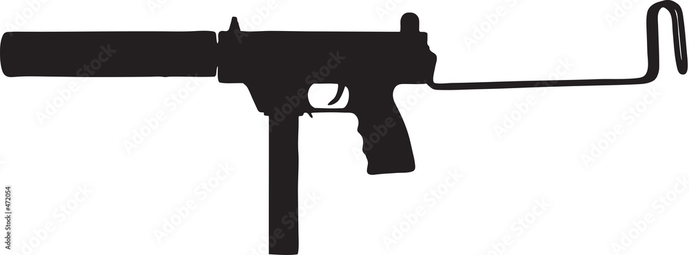 Detail Machine Gun Clip Art Nomer 42