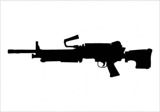 Detail Machine Gun Clip Art Nomer 50