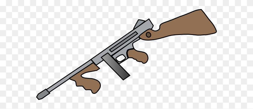 Detail Machine Gun Clip Art Nomer 6