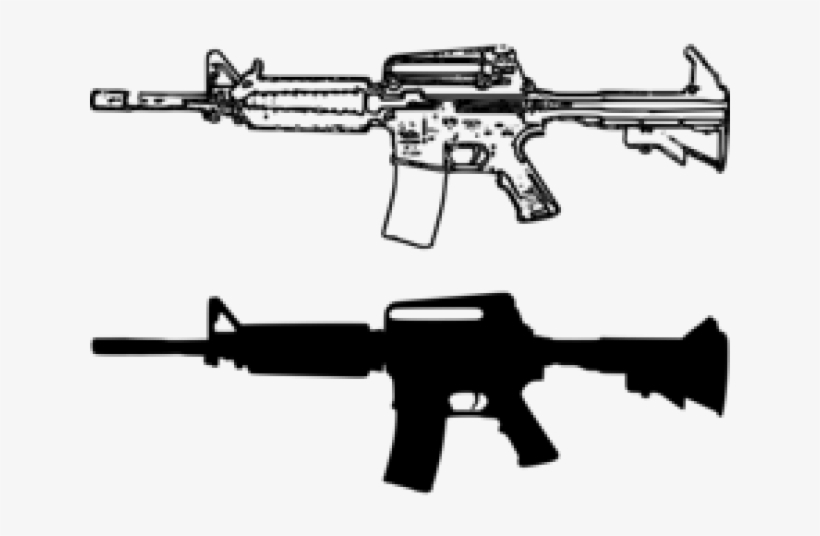 Detail Machine Gun Clip Art Nomer 16