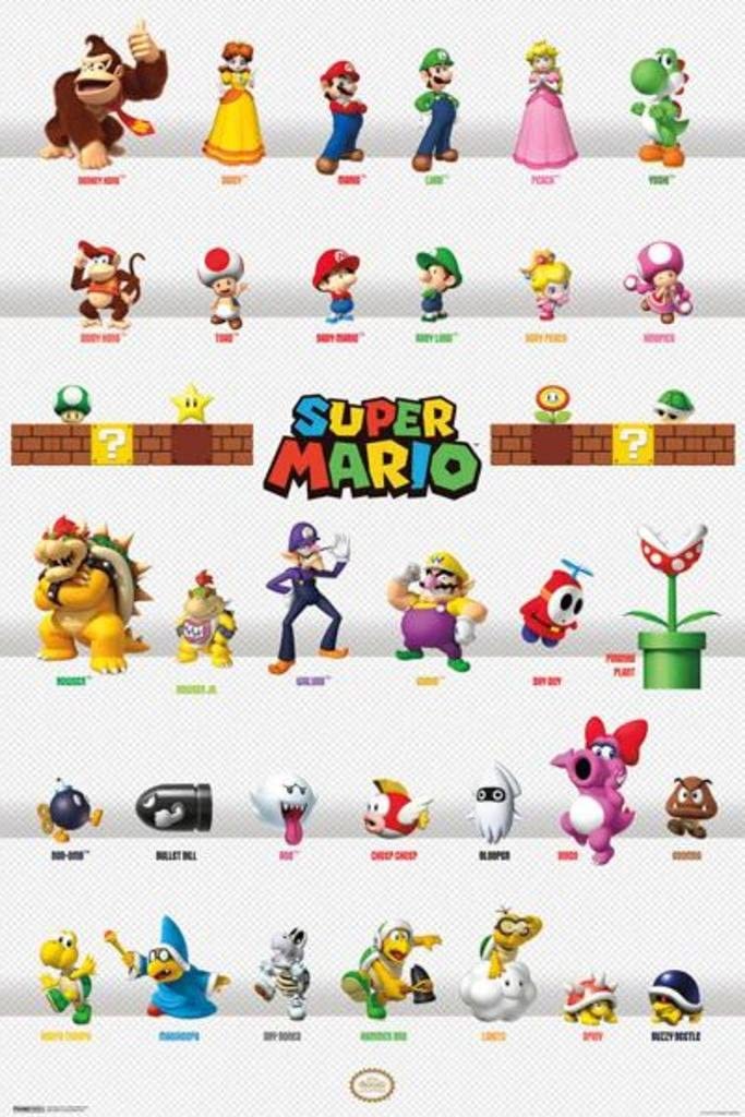 Mario Character Pics - KibrisPDR