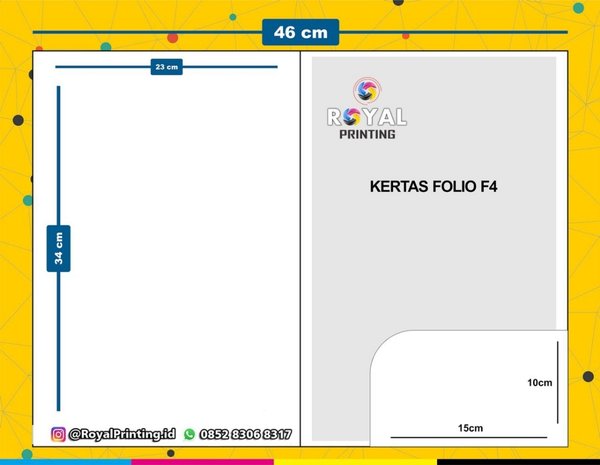 Detail Ukuran Map Folio Nomer 11