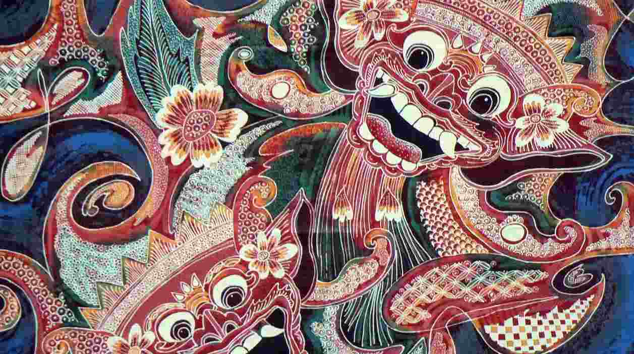 Detail Sketsa Batik Khas Bali Nomer 48