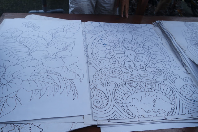 Detail Sketsa Batik Khas Bali Nomer 49