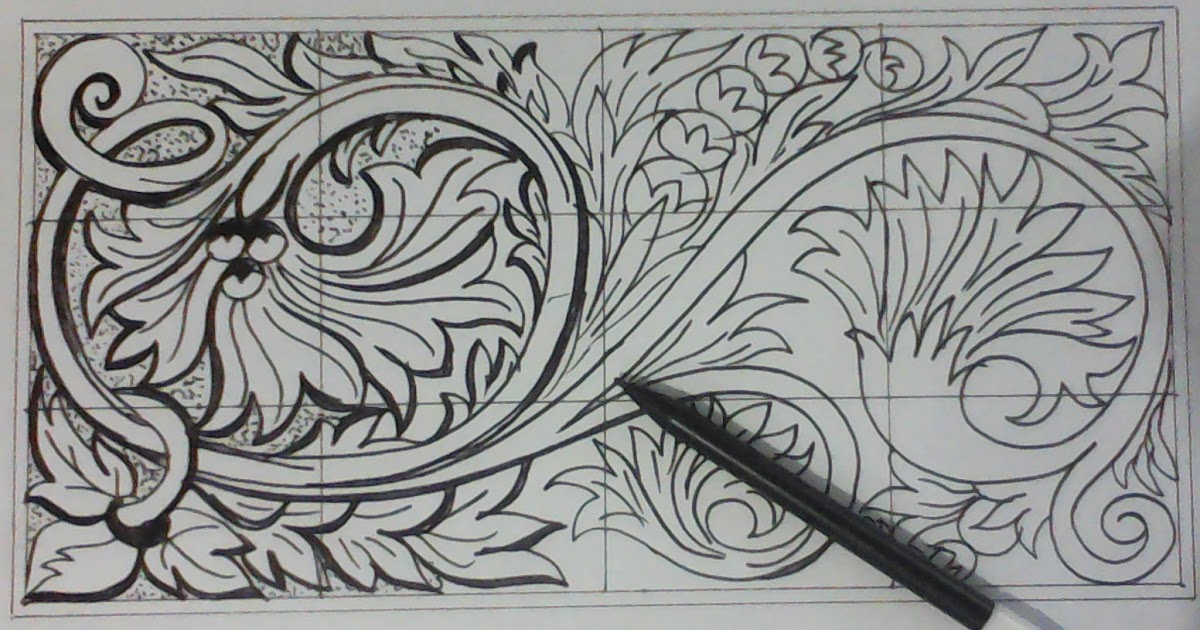 Detail Sketsa Batik Khas Bali Nomer 5