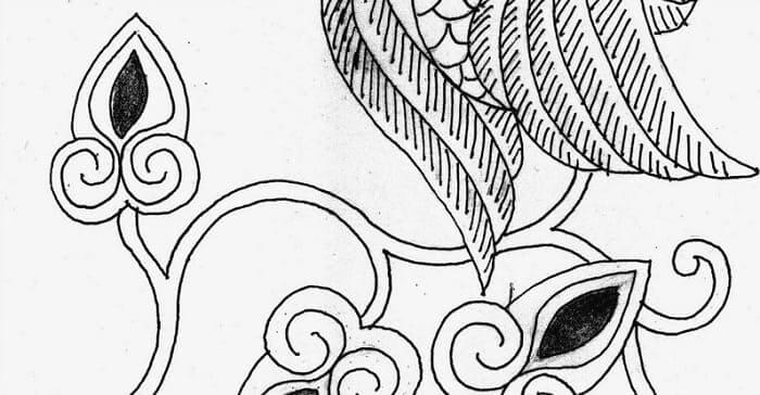 Detail Sketsa Batik Khas Bali Nomer 6