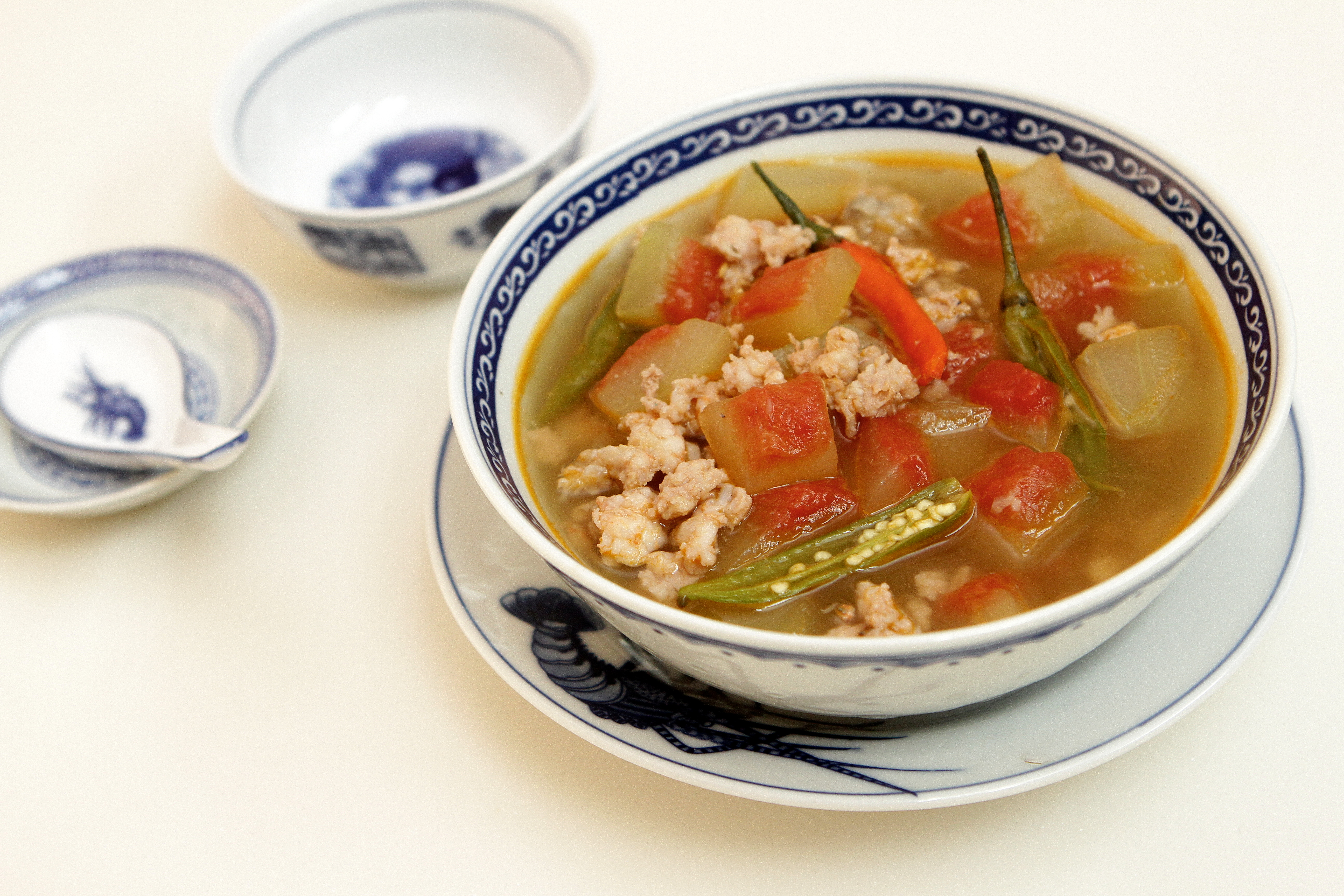 Masak Titik Watermelon Skin Soup with Prawns