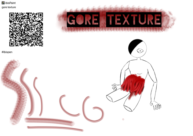 Gore texture brush