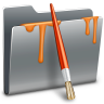 3d, paint, folder Icon