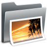 3d, photos, folder Icon