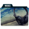 Musics, music, folder, folders Icon