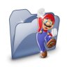 Folder, mario, games Icon