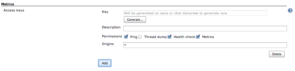 machine access config