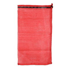 1 Bushel (50 lb) Red Mesh Polypropylene Bag - 18" x 32"