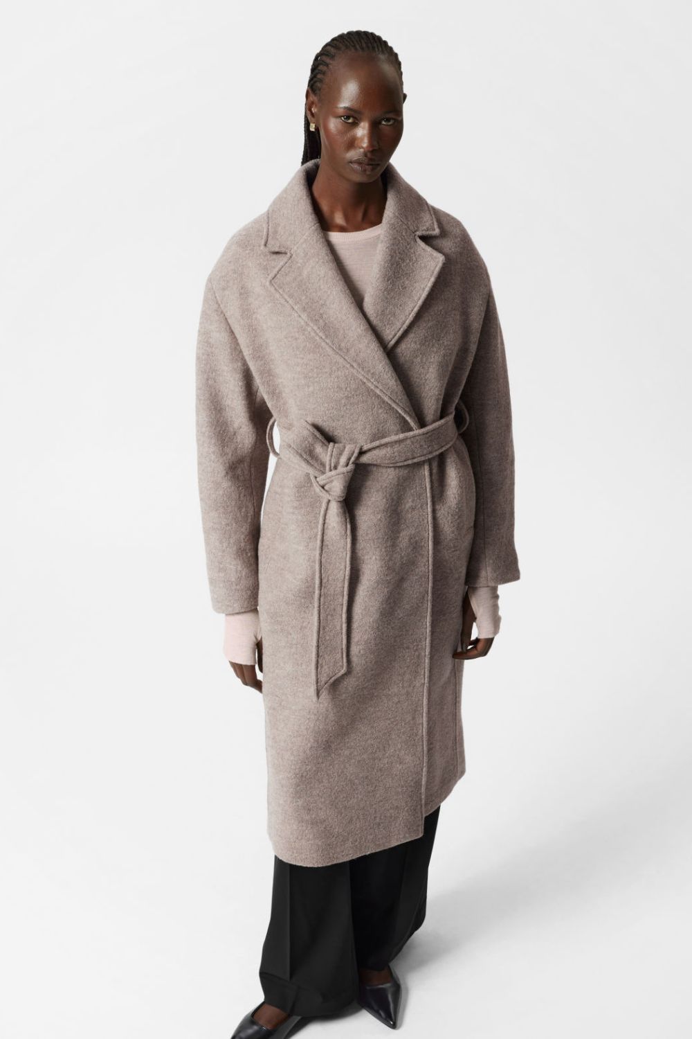 &amp;amp; Other Stories Voluminous Belted Wool Coat