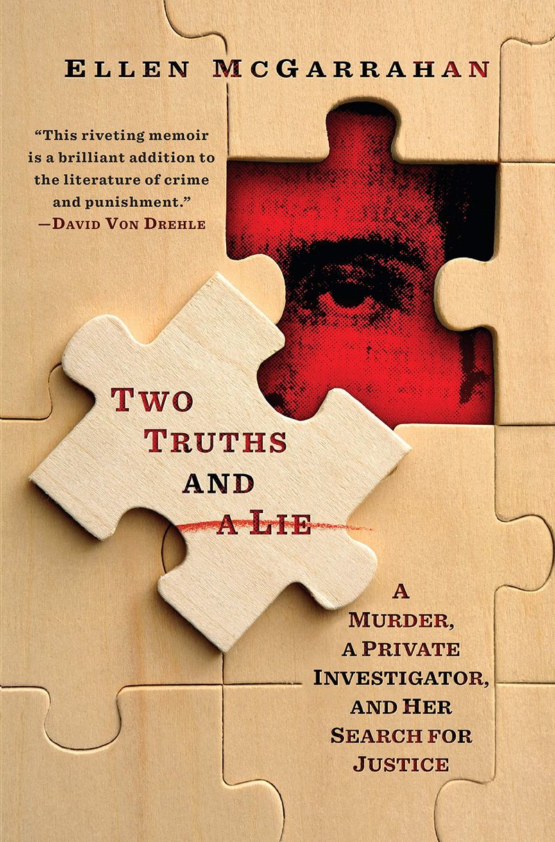 book cover two truths and a lie