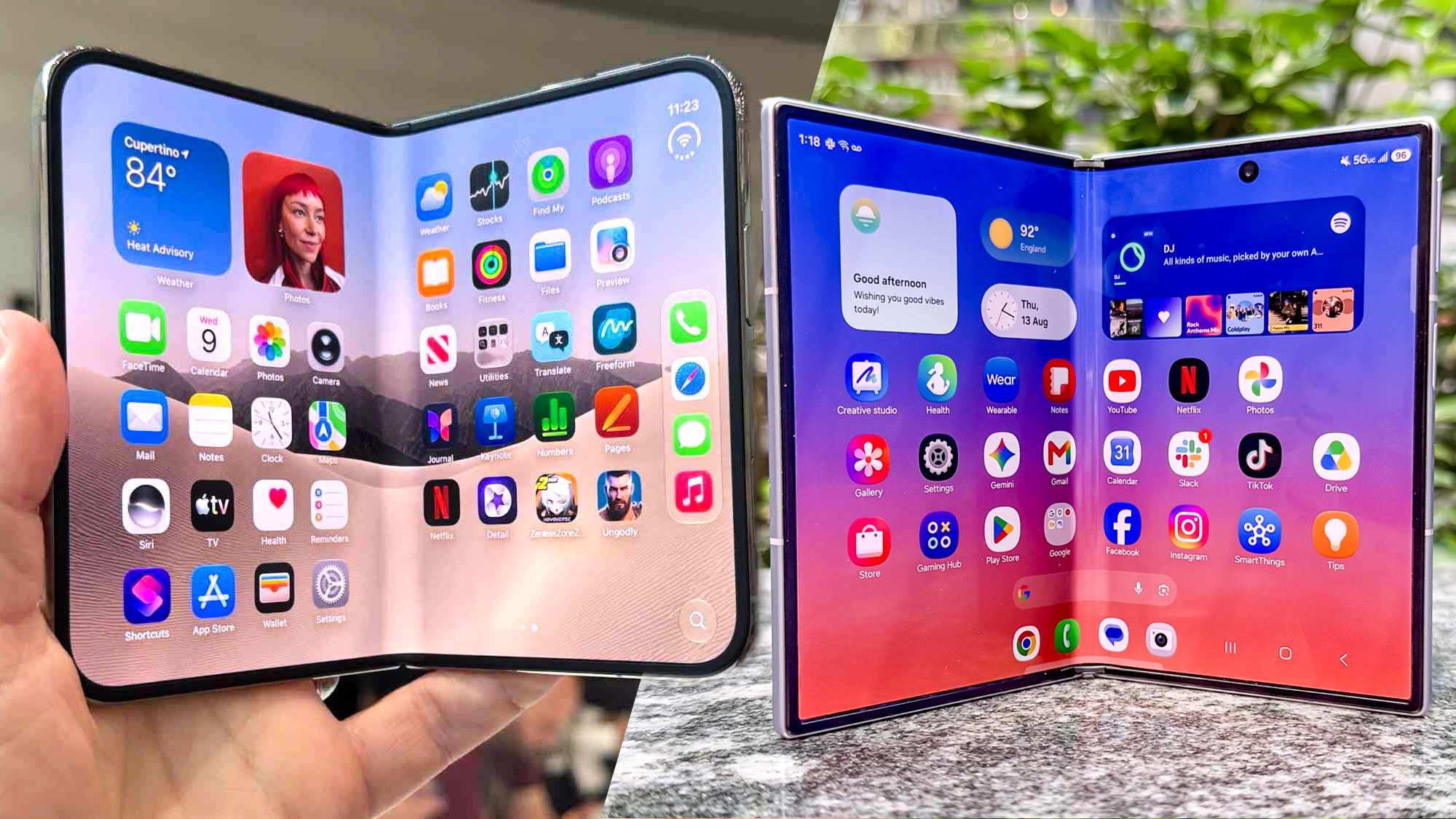 IPhone duo vs galaxy Z Fold 8