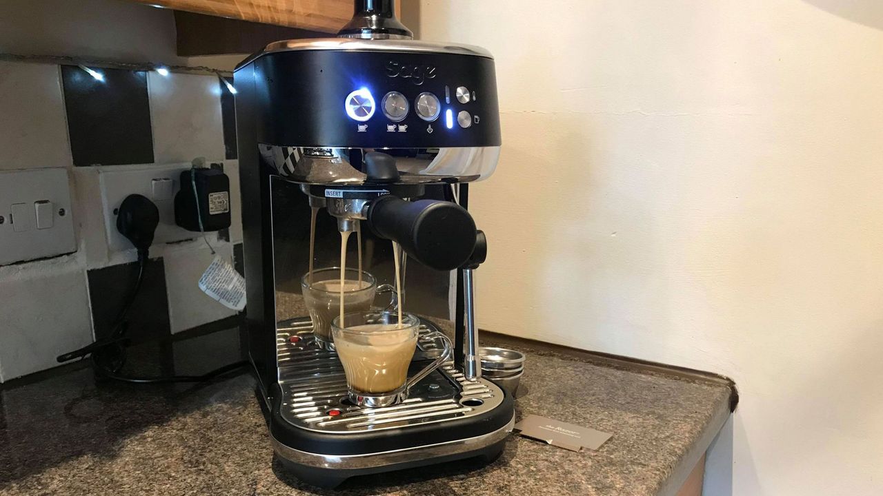 Breville Bambino Plus on kitchen counter