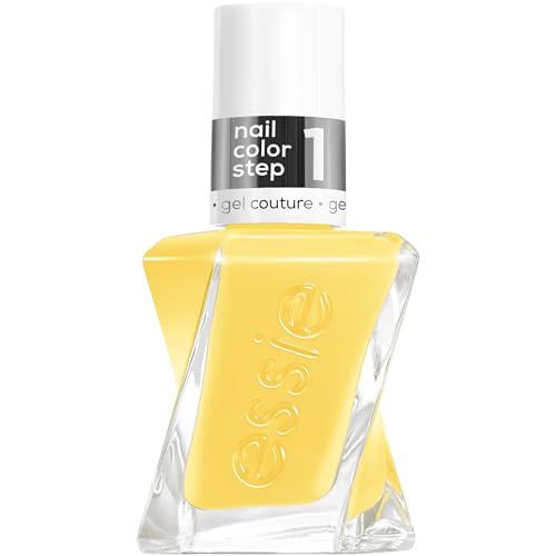 Essie Gel Couture Nail Polish, Long Lasting Yellow Nail Polish, Vegan, Rev It Up, 0.46 Fl Oz