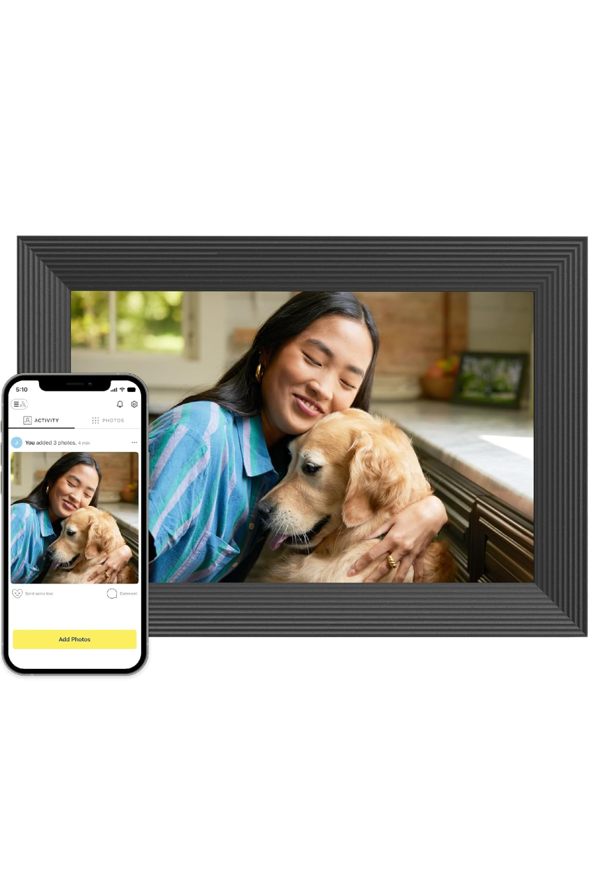 Aura Carver 10.1&quot; WiFi Digital Picture Frame