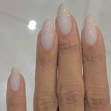 @harrietwestmoreland milky manicure