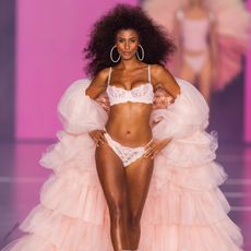 Imaan Hammam walks the runway at the 2024 Victoria's Secret Fashion Show