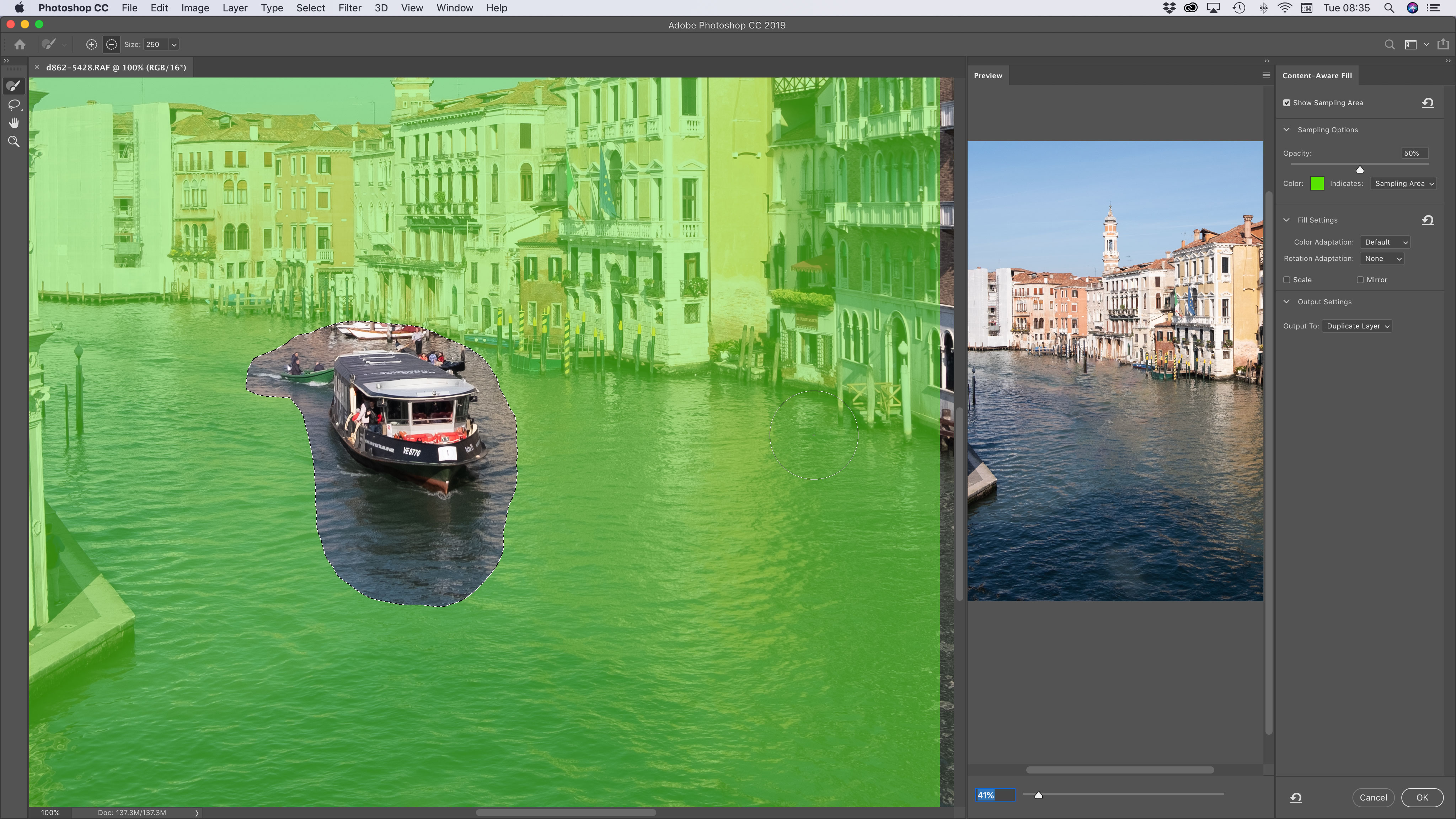 The new Content&amp;shy; Aware Fill workspace gives you much more control over removing unwanted objects from your pictures
