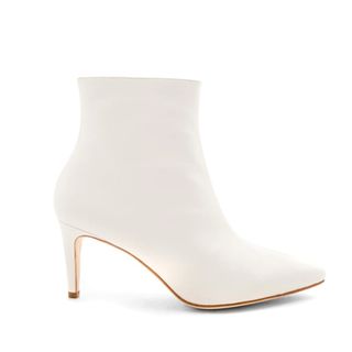 White ankle boots