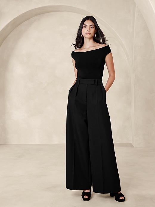 Carolina Off-Shoulder Sweater Top