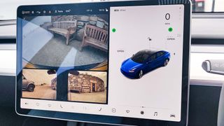 Tesla Model 3 dash display
