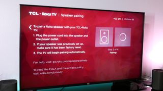 Roku TV Wireless Speakers Setup